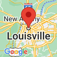 Map of Louisville, KY US